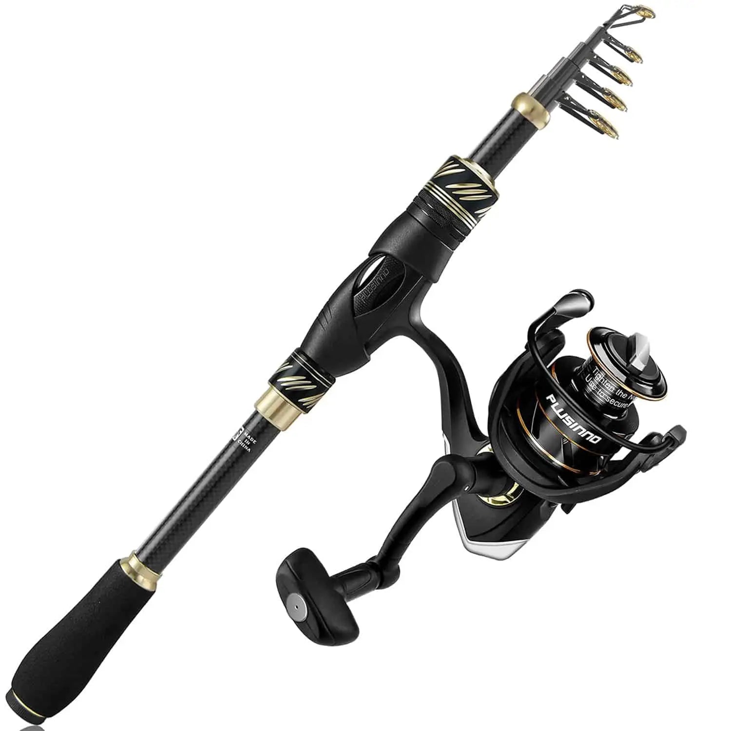 PLUSINNO Fishing Rod and Reel Combo, Ultralight Carbon Fiber Telescopic Fishing  Pole with EVA Handle, Left / Right Hand Anti-Reverse Spinning Reel, Best  Gifts for Man Fishing Beginner and Angler : 