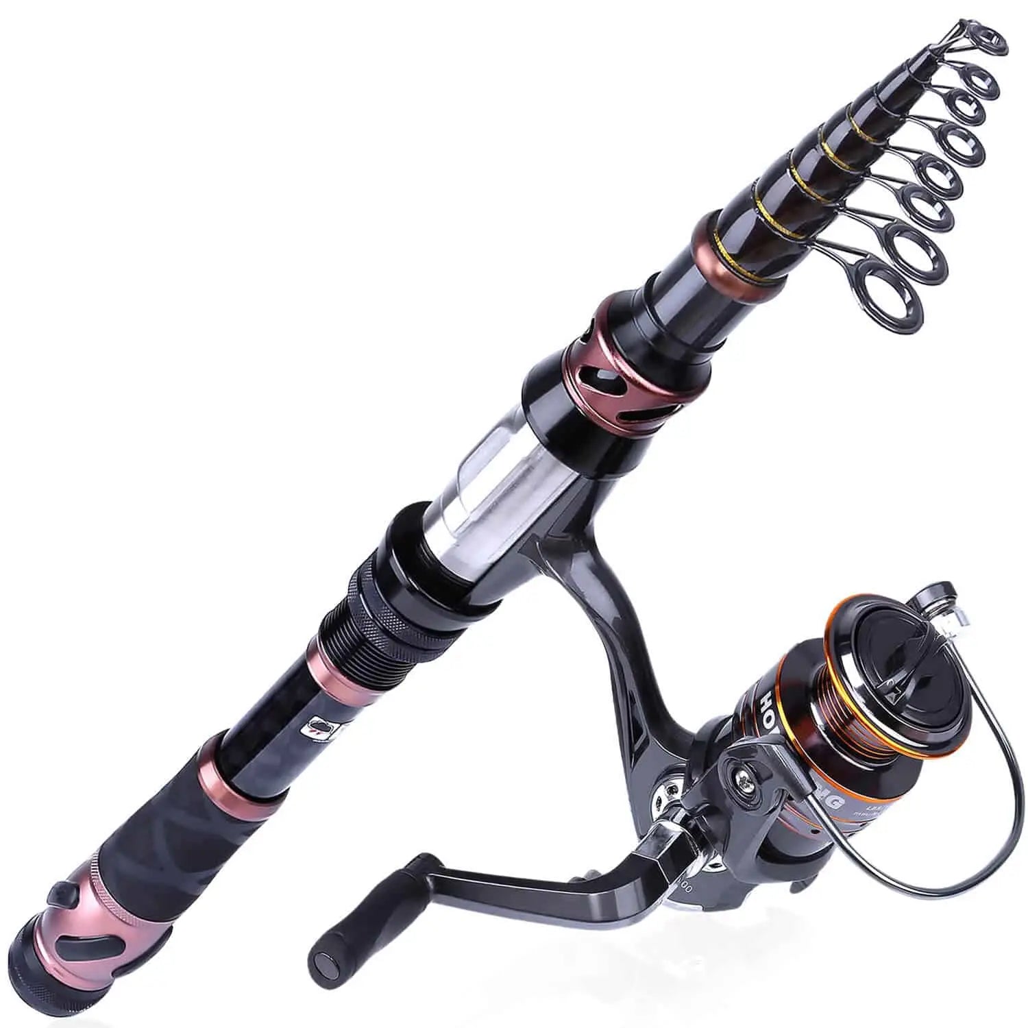 PLUSINNO Eagle Hunting V Spinning Telescopic Fishing Rods and Reel Com –  Plusinno