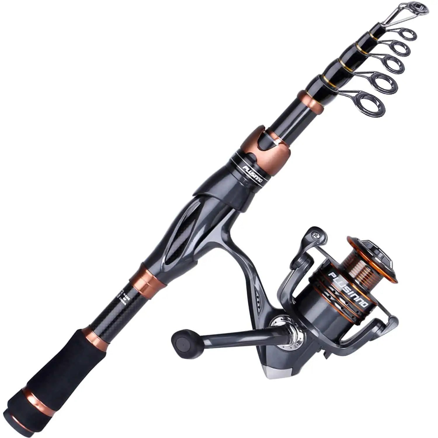  PLUSINNO Fishing Rod and Reel Combos and Floating Fishing Net  for Steelhead Carbon Fiber Telescopic Fishing Rod with Reel Salmon, Fly,  Kayak, Catfish, Bass, Trout Fishing : Sports & Outdoors