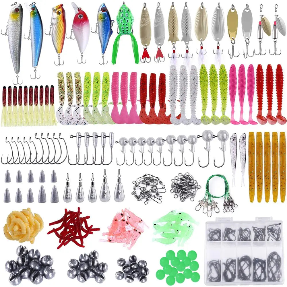 PLUSINNO Wacky Worm Fishing Lure Kit, Soft Plastic Nepal