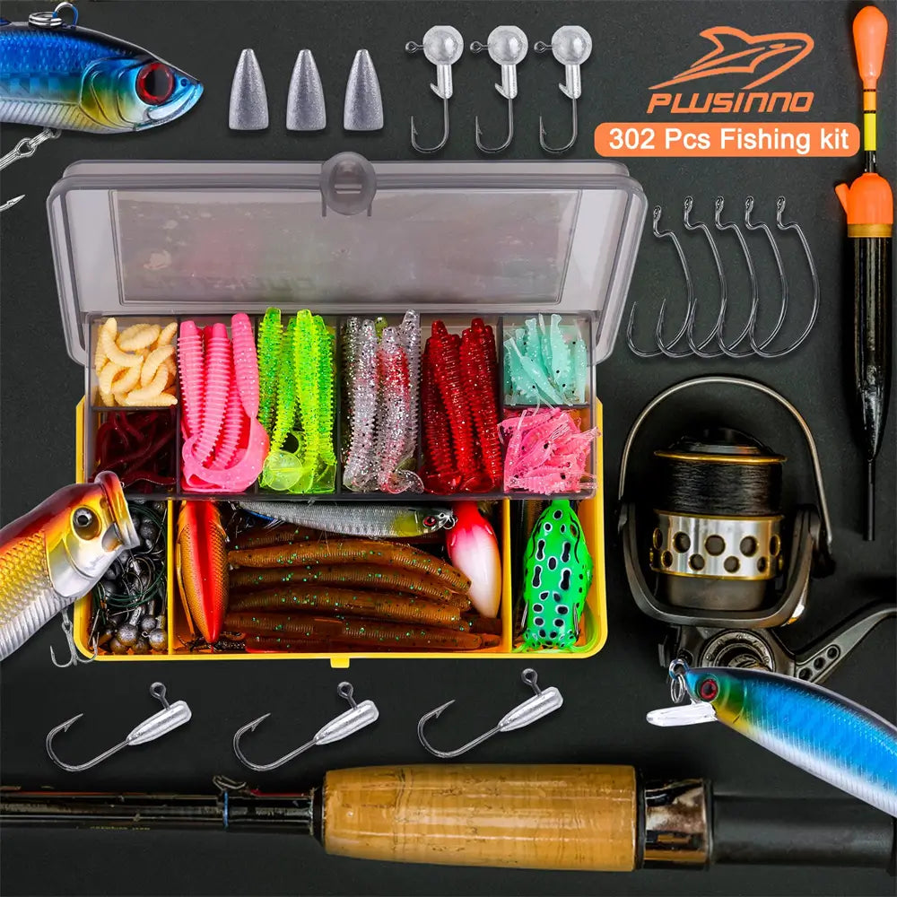 Buy PLUSINNO Punch Shot Rig Kit, 10pcs Fishing Hook Kit