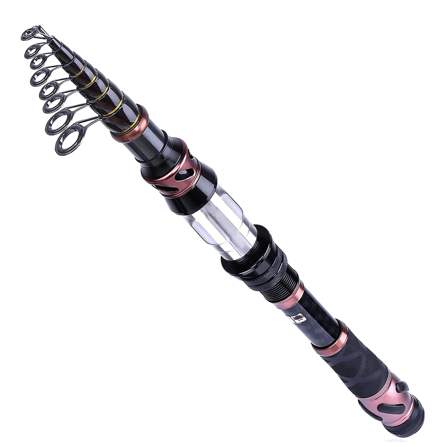  plplaaoo Fishing Rod Kit,Carbon Fiber Casting Rod
