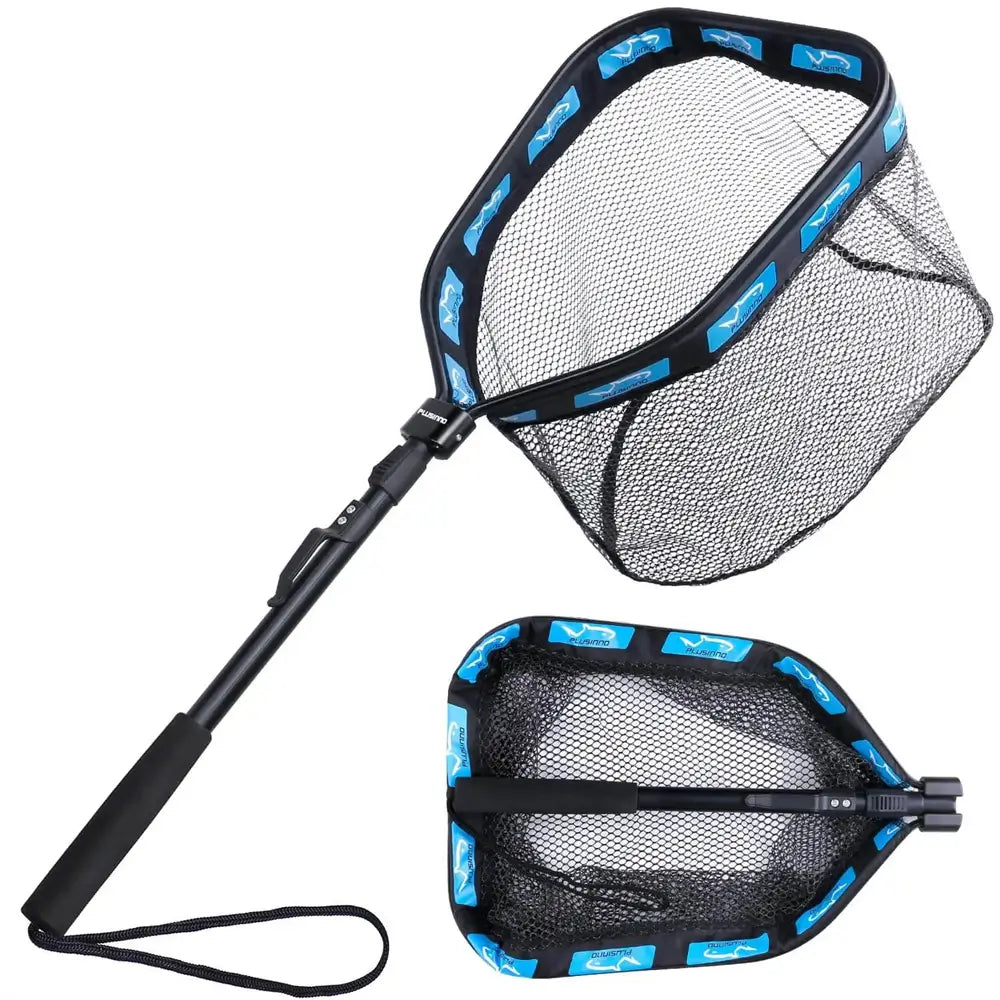 Aluminum Collapsible Fishing Net Safe Fish Catching Releasing Fish Landing  Net - China Landing Net and Fishing Net Rubber price